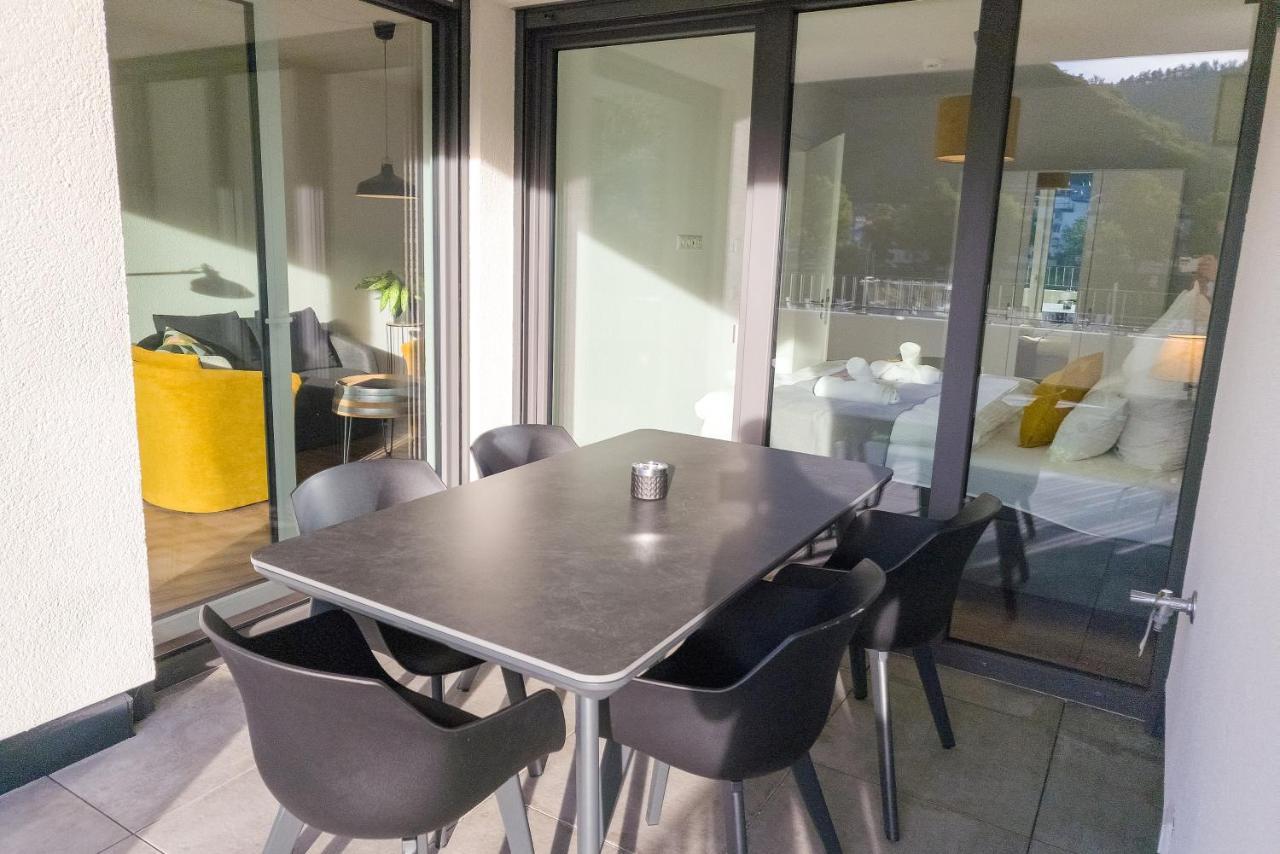Vivamosel: Appartement Mit Mosel & Burgblick - Balkon - Parken - Aufzug - Fahrradraum コッヘム エクステリア 写真
