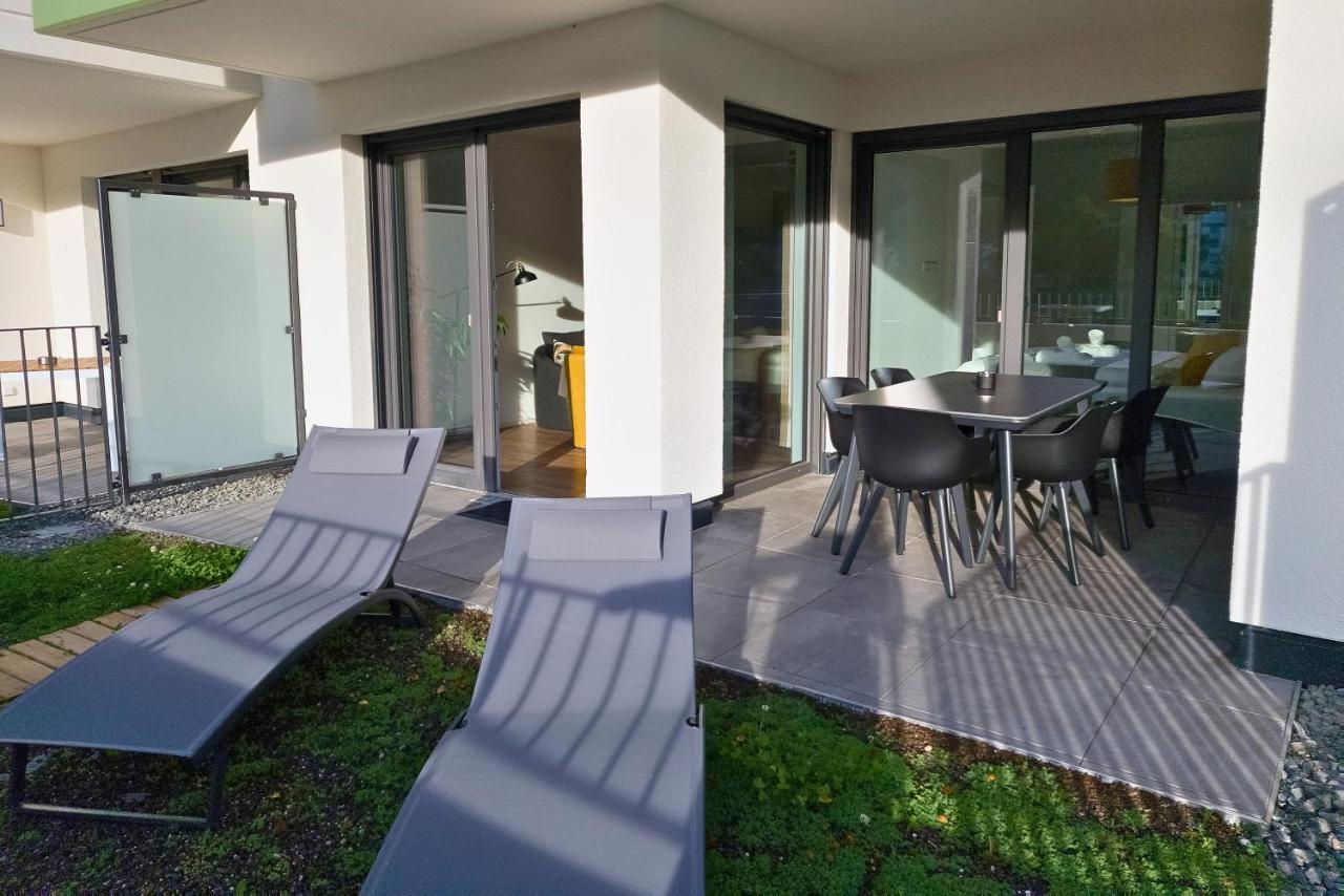 Vivamosel: Appartement Mit Mosel & Burgblick - Balkon - Parken - Aufzug - Fahrradraum コッヘム エクステリア 写真