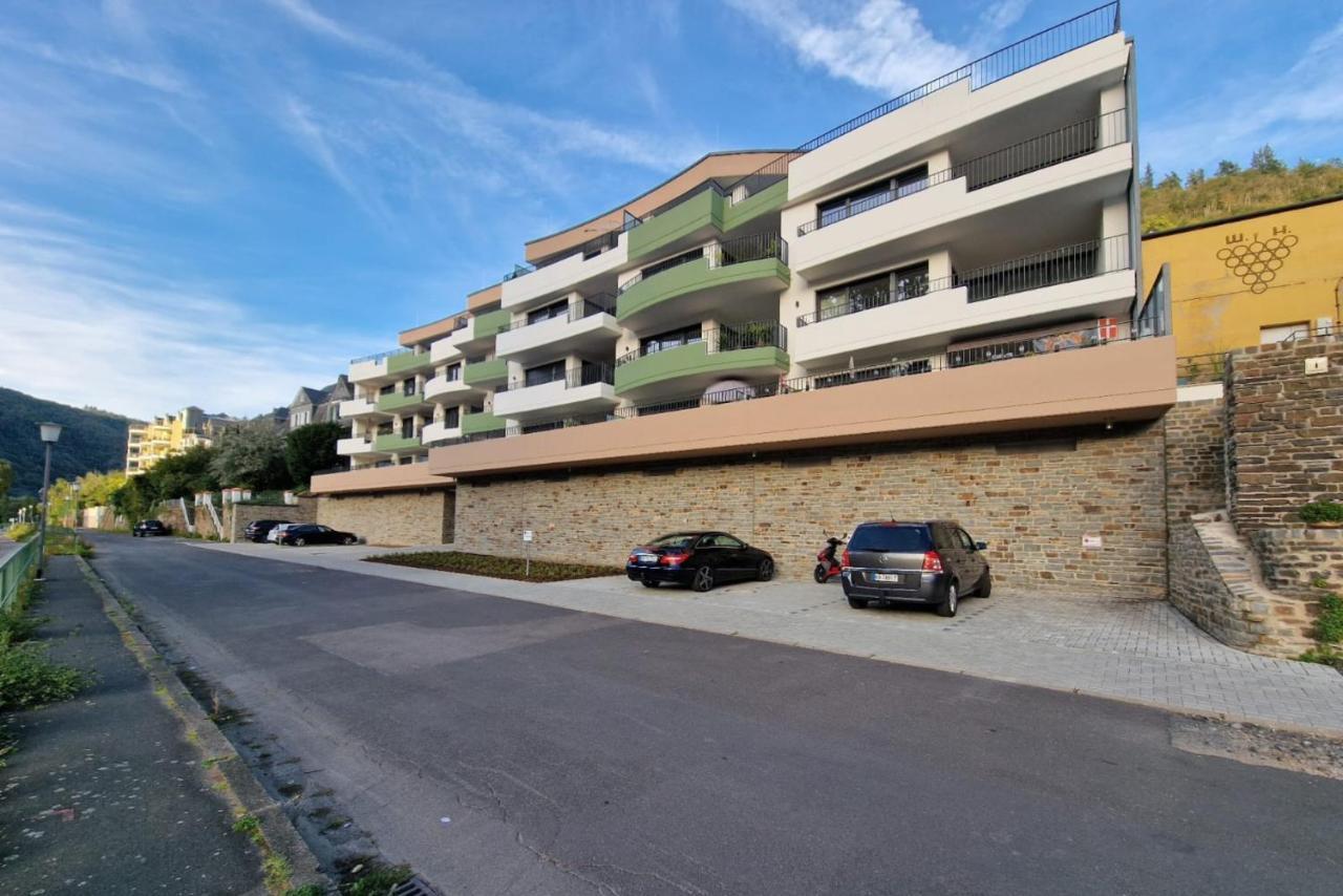 Vivamosel: Appartement Mit Mosel & Burgblick - Balkon - Parken - Aufzug - Fahrradraum コッヘム エクステリア 写真